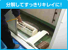 分解してすっきりキレイに！